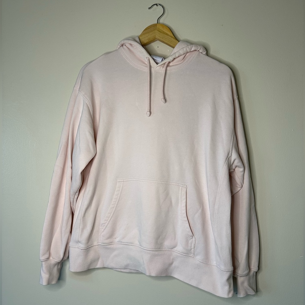 TNA Airy Light Pink Fleece Sweatshirt Size 1